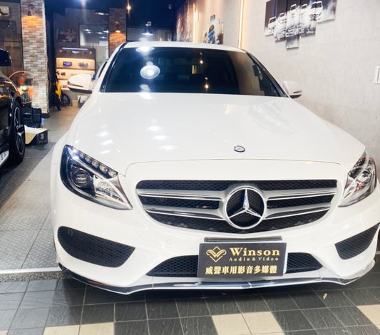 【Winson威聲】BENZ C-Class W205 升級 安卓機/前後行車記錄器-Upgrade Android Car Head Unit / Front And Rear Dashboard Camera