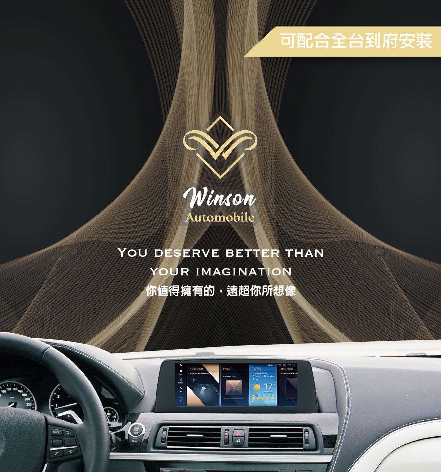 【Winson威聲】8.8"吋 安卓機 BMW F45 大螢幕專用/保留原車系統皆可升級-全台到府安裝請先聯繫