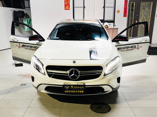 【Winson威聲】BENZ GLA-Class 升級 安卓機/前後行車記錄器-Upgrade Android Car Head Unit / Front And Rear Dashboard Camera