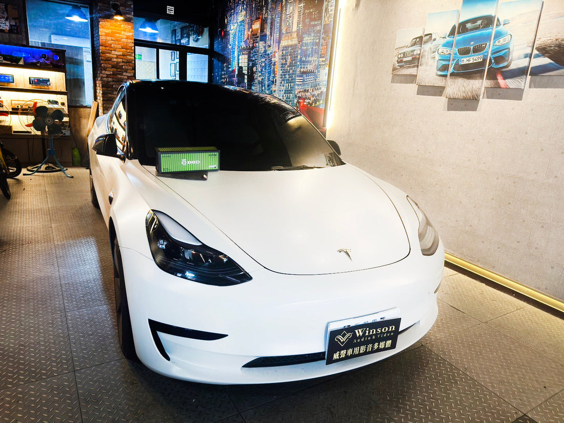 【Winson威聲】Tesla Model 3 升級 Dod 電子後視鏡-Upgrade screen rearview mirror