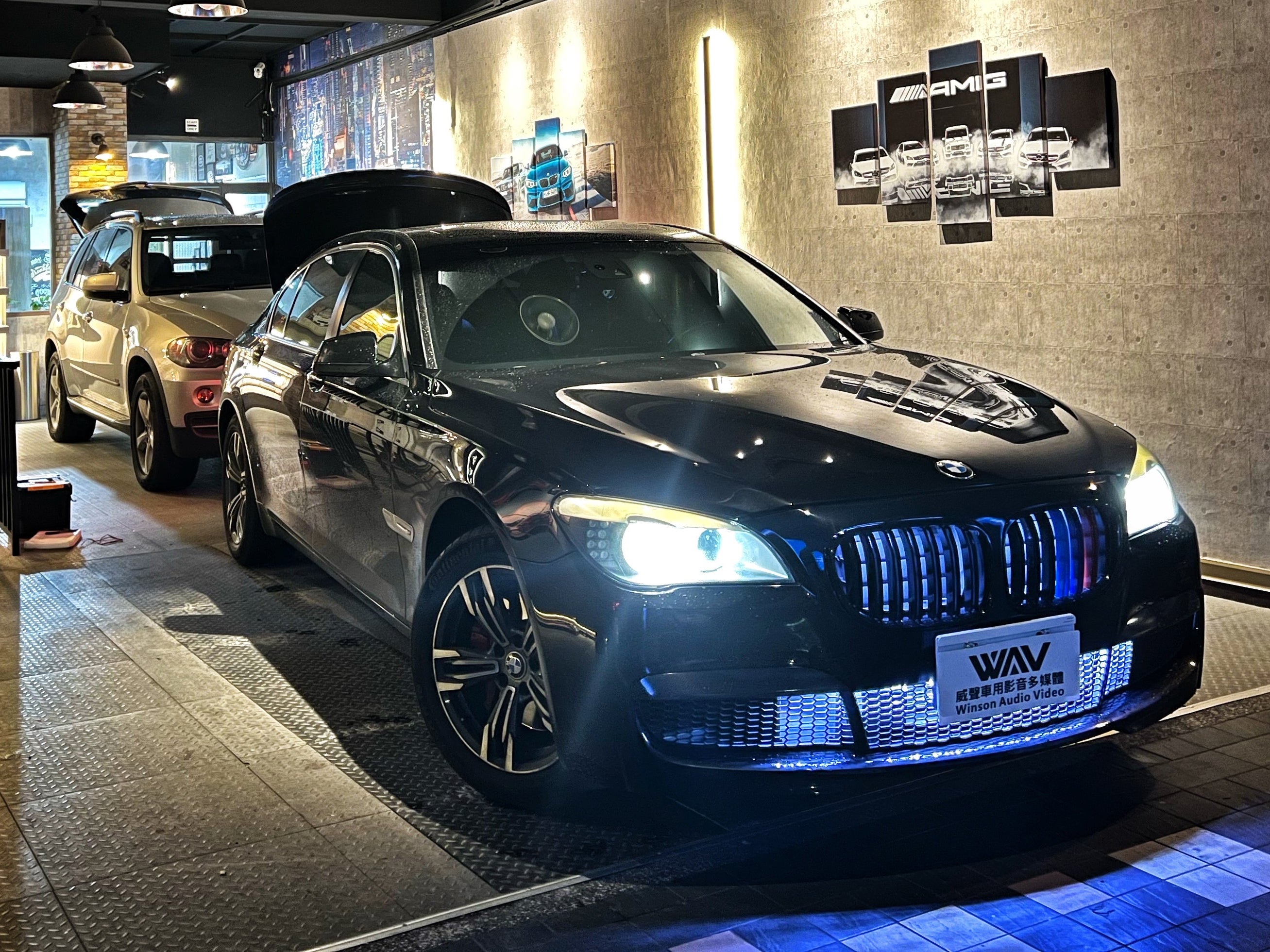 【Winson威聲】BMW 7Series F02 升級 安卓機/升降發光中置高音喇叭-Upgrade Android Car Head U ...