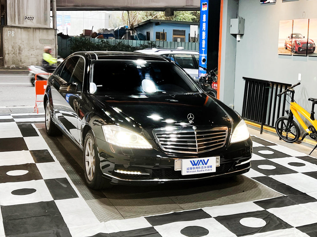 【Winson威聲】BENZ S-Class W221 升級 安卓機+360環景系統+後排螢幕-Upgrade Interface Box / 360 Surround View / Headrest monitor
