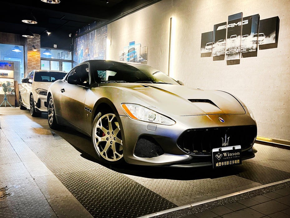 【Winson威聲】Maserati Granturismo 升級 安卓機/空調液晶-Upgrade Android Car Head Unit / android auto air condition