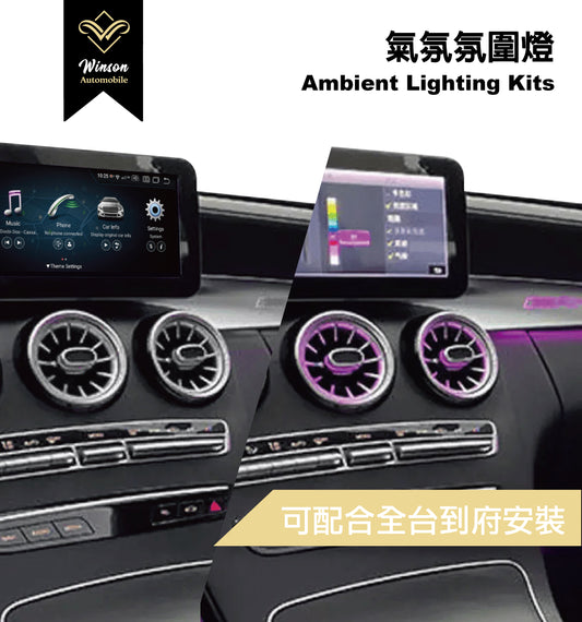 【Winson威聲】Porsche 保時捷 全車系 專用 氣氛燈/氛圍燈-全台到府安裝請先聯繫